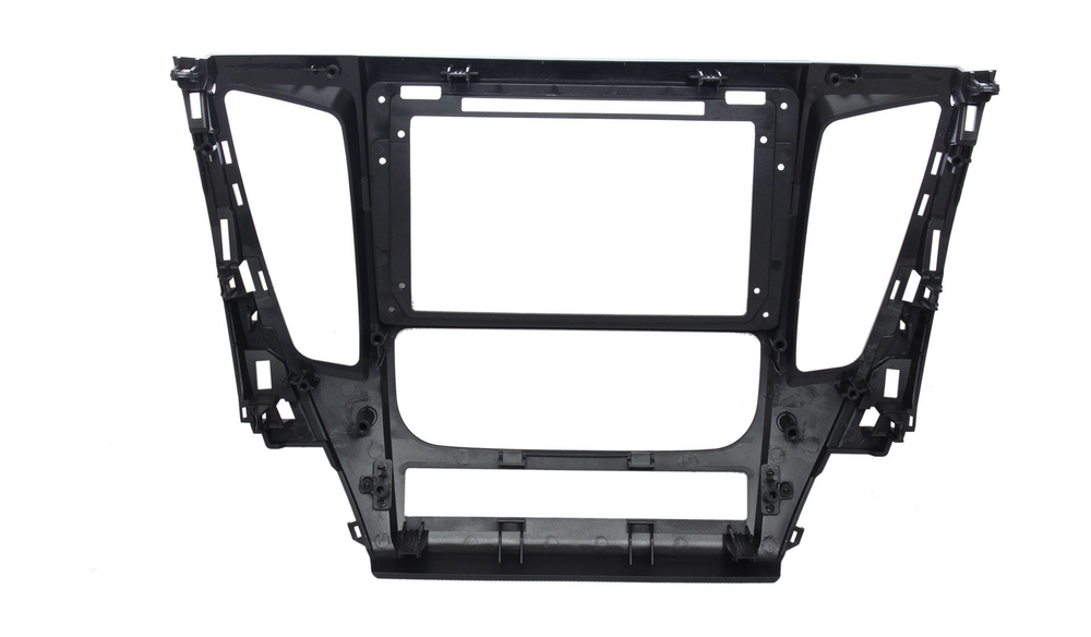 Комплект рамки с разъёмами 9"+can Mitsubishi Pajero Sport 2015-2021 АКПП, климат овальный - Car-Smart 7076