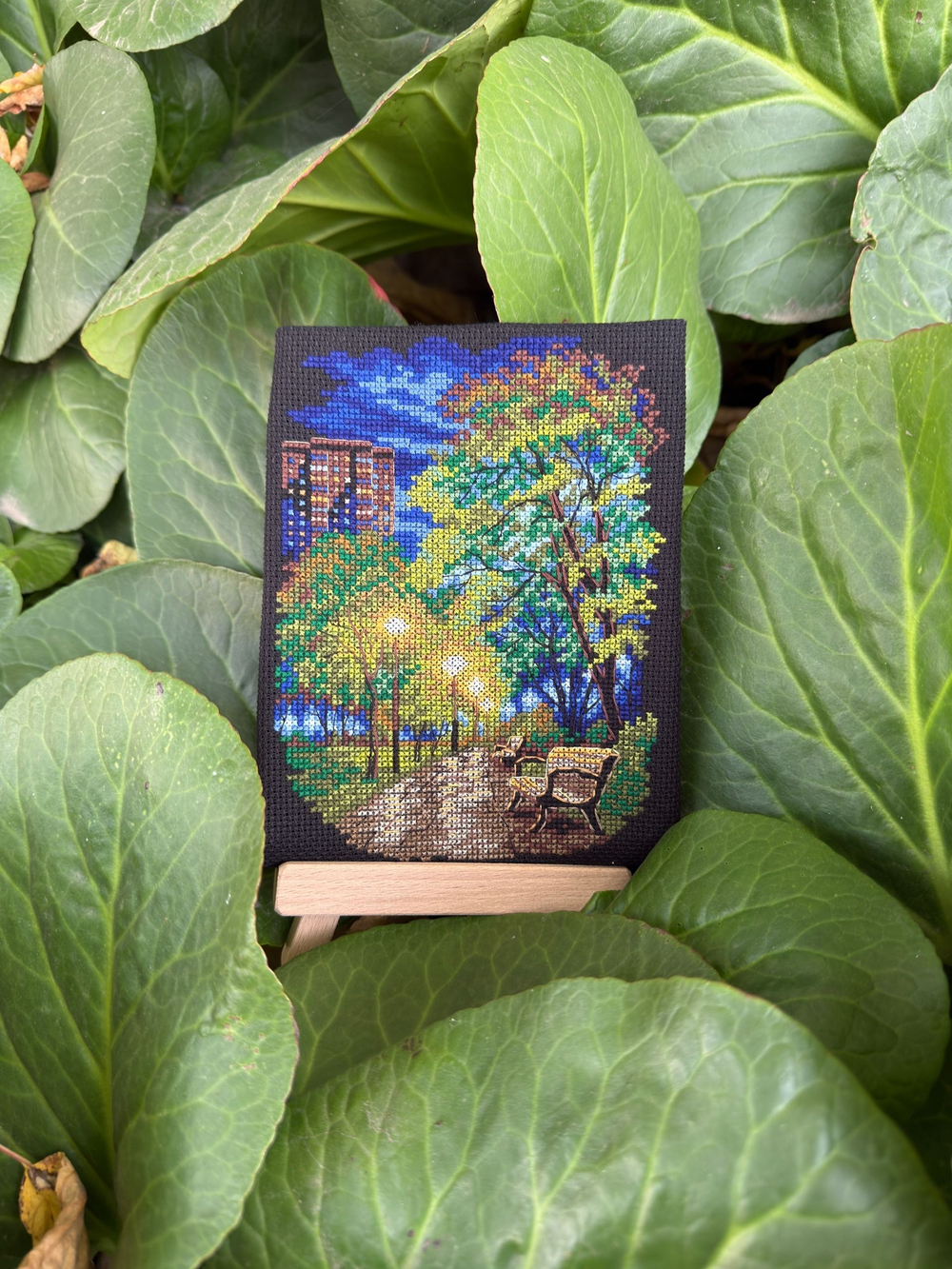 Набор для вышивания крестом Искусница "Городские огни"