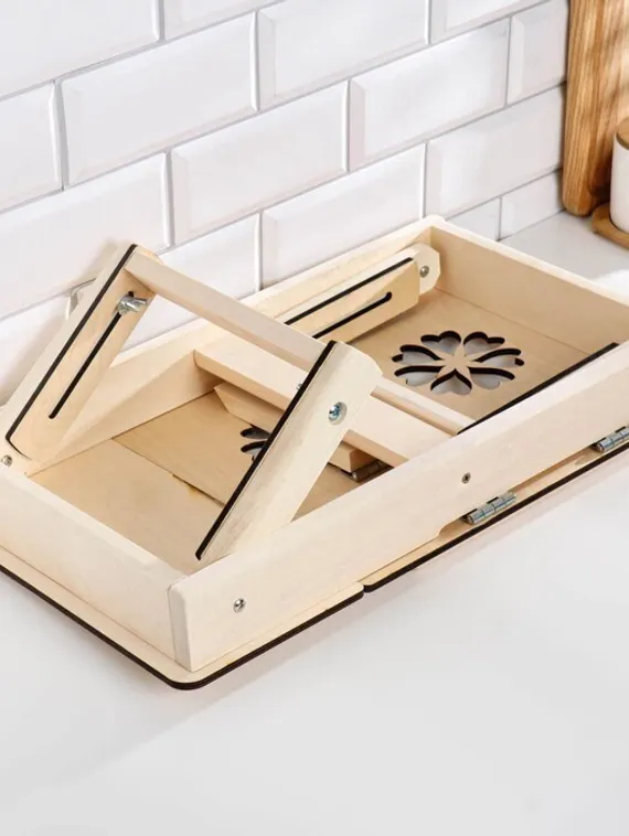 Столик для ноутбука складной &quot;Цветок&quot;, 50×30×21см