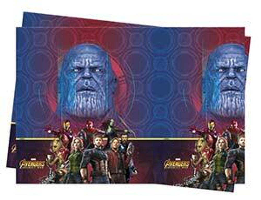 Скатерть  Мстители Инфинити 120 на 180см.