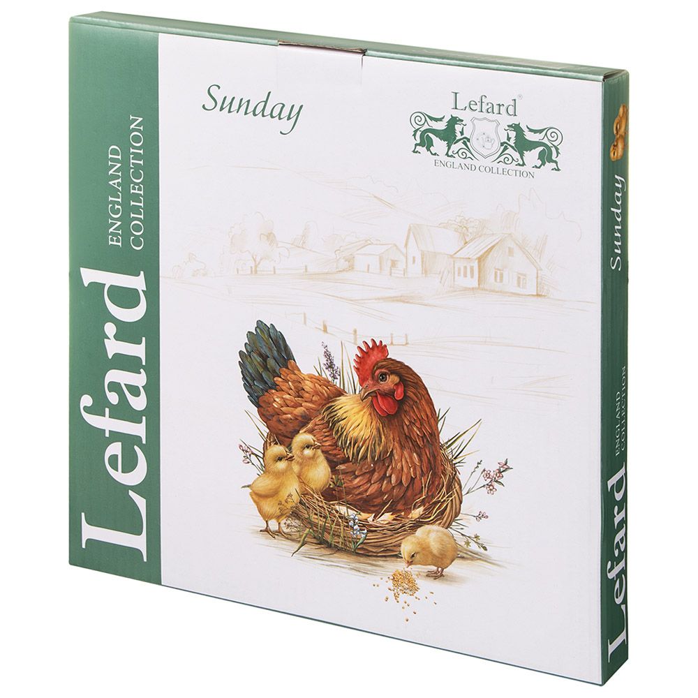 БЛЮДО ДЛЯ 10 ЯИЦ LEFARD "SUNDAY" 25 СМ (КОР=12ШТ.)