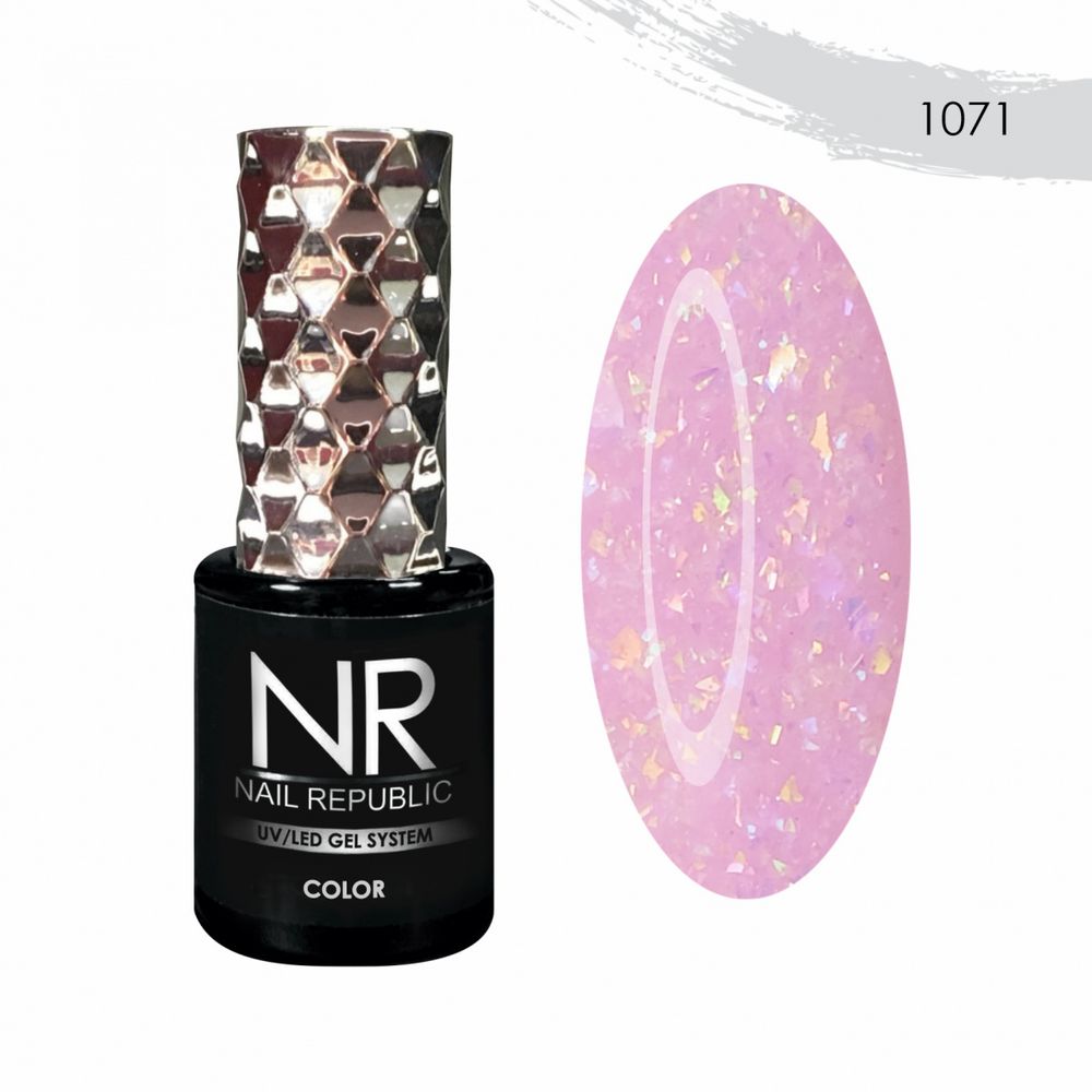 Nail Republic Гель-лак NR-1071 Гель-лак Opal ocean, 10 мл