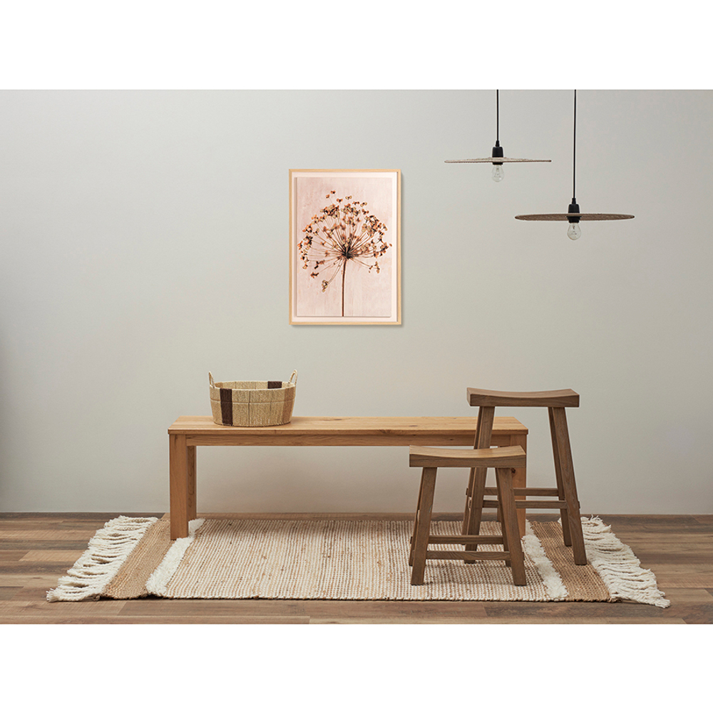 Панно декоративное plant с бежевой рамой, 50х70 см