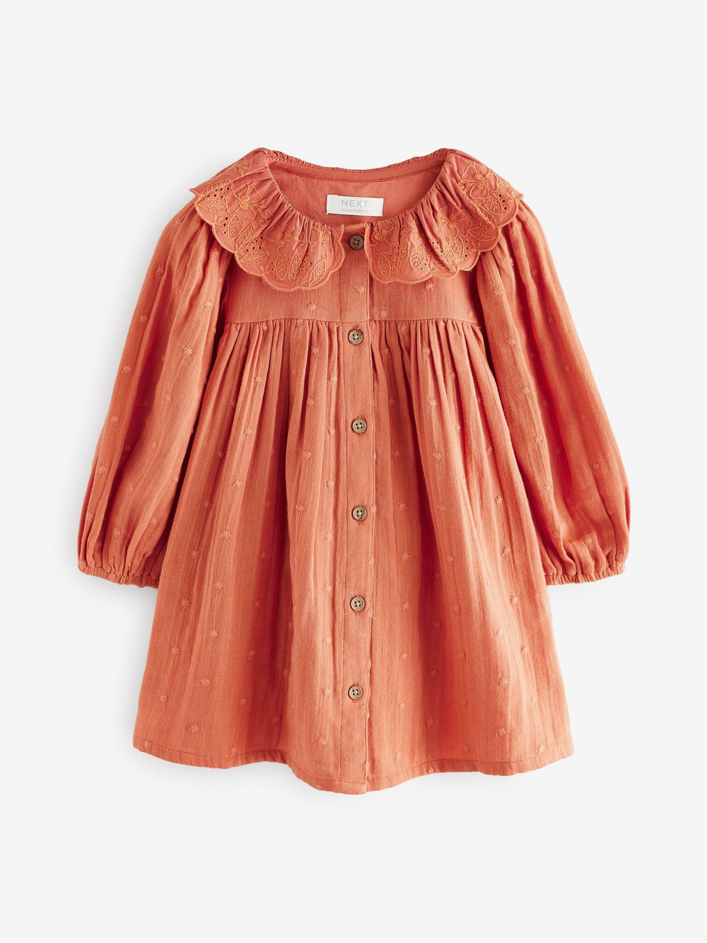 Платье для девочки Next E27-520, Кирпичный