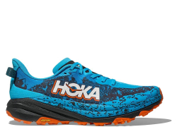 Кроссовки для бега мужские Hoka Speedgoat 6 сине-оранжевые