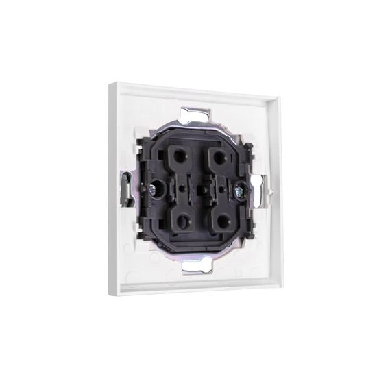 Выключатель STRONG 2 кл проходной (переключатель) 10А с/у жемчуг KRANZ