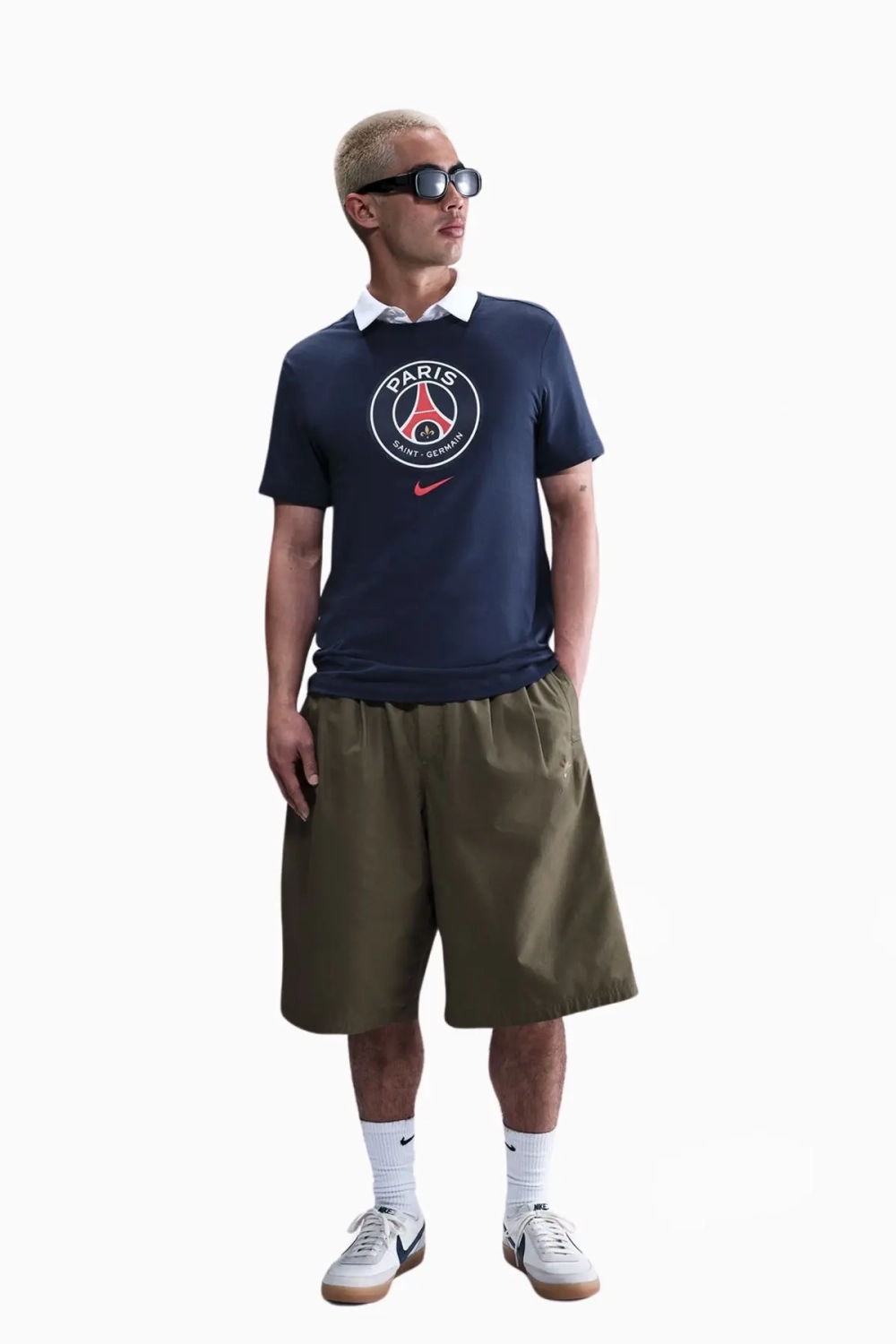 Футболка Nike PSG 25/26 Crest Tee - темно-синий