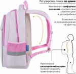 Рюкзак BRAUBERG FAVOUR, 2 отделения, 3 кармана, "Fluffy kittens", 40х29х15 см, 271417