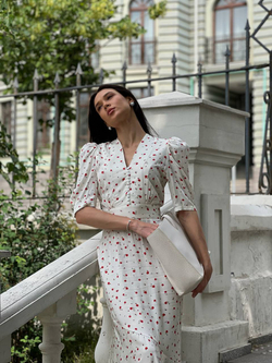 Платье Белла в белом цвете