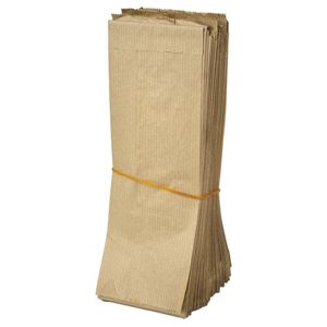 Пакет бумажный Казахстан Крафт с плоским дном 90*40*260 ( Doner М) 100 шт/уп 25 уп/кор