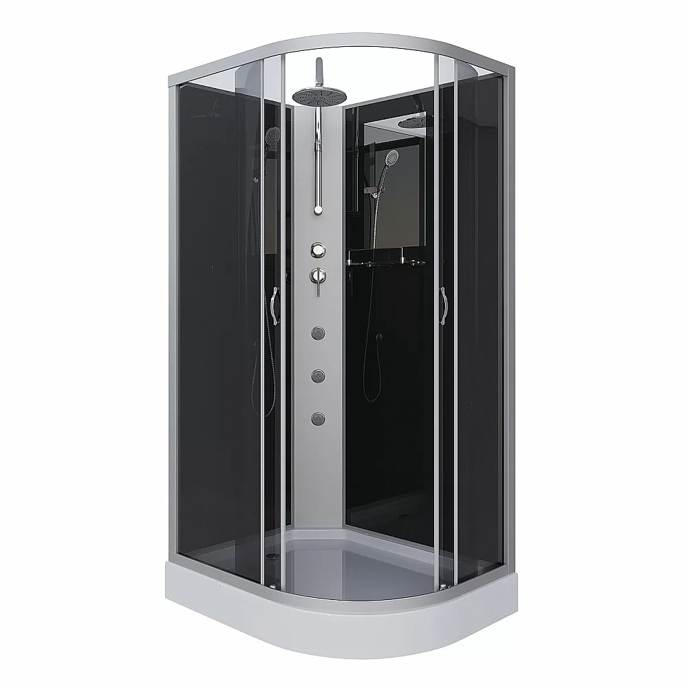 Душевая кабина Niagara Classic NG-3512-14BKTG 120х80 с гидромассажем