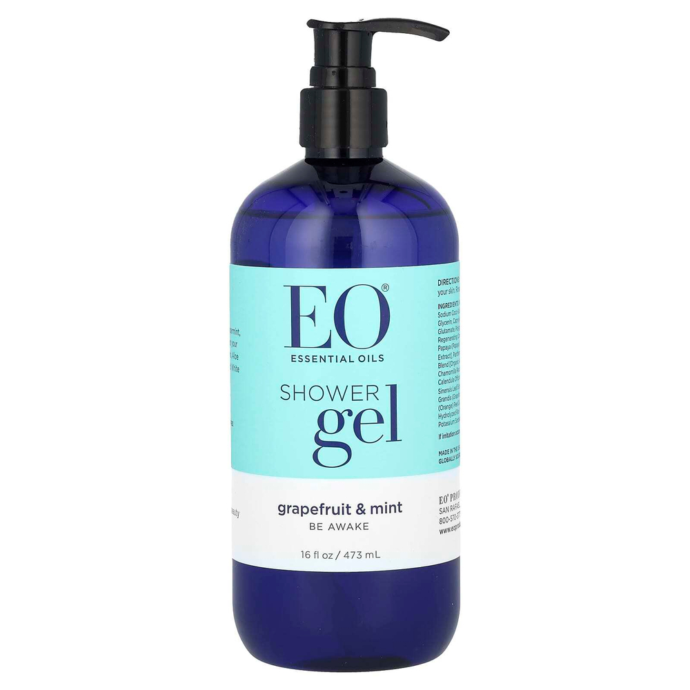 EO Products, Гель для душа, грейпфрут и мята, 473 мл (16 жидких унций)