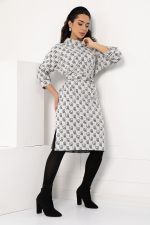 Платье Никс (светло-серое) П12755-4М LT Collection