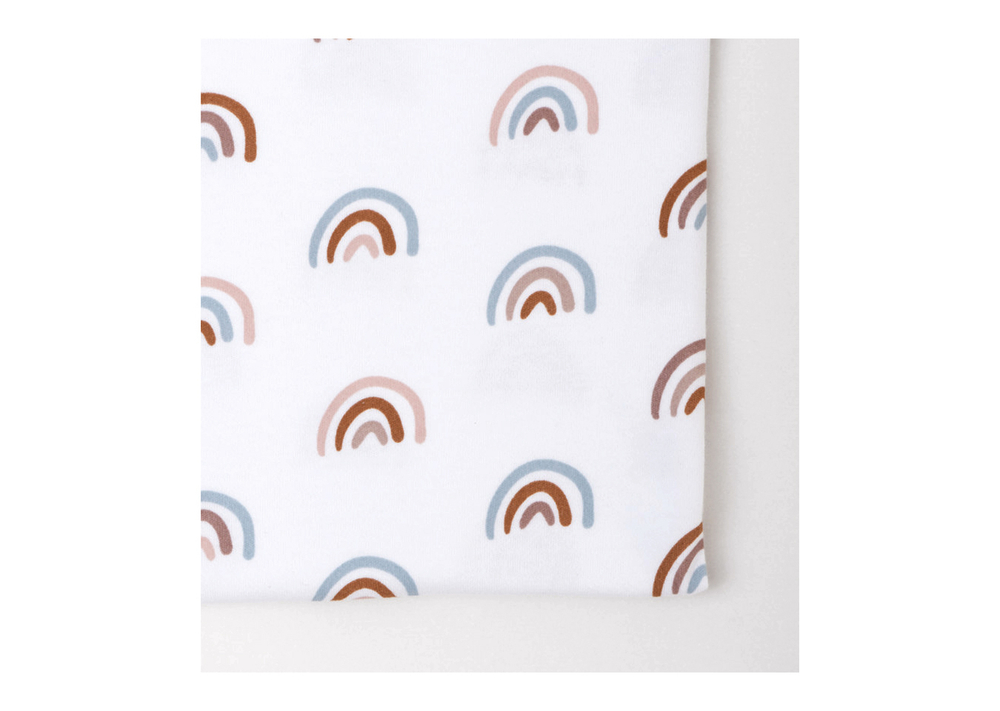 Простынь для кроватки Classic (радуги, трикотаж)