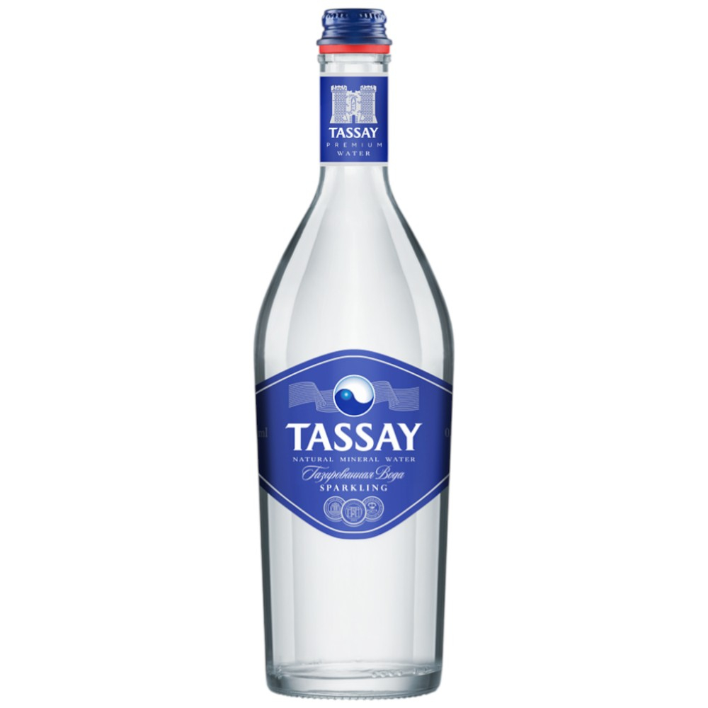 Вода Tassay газированная, Glass 0,75 л.
