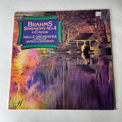 Винтажная виниловая пластинка LP Brahms Брамс, Halle Orchestra, James Loughran Симфония Symphony No.4 In E Minor (Англия 1974)