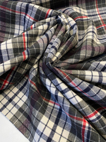 Шерсть пальтовая на дублеринеTommy Hilfiger в разноцветную клетку