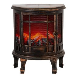 GAEM Изделие декоративное "Камин", L24,5 W12,5 H30 см, (подсветка, USB, 3xLR14 не прилаг.)