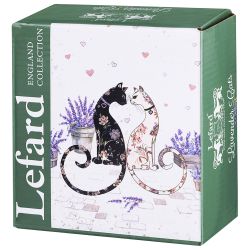 НАБОР РОЗЕТОК LEFARD "ЛАВАНДОВЫЕ КОТЫ" 2 ШТ. 11*3,5 СМ (КОР=36НАБ.)