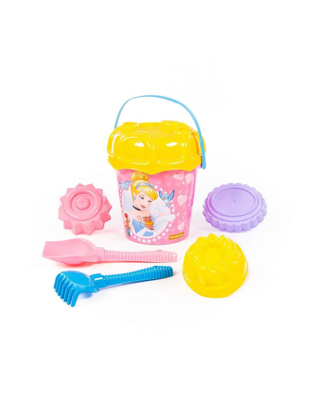 Летний набор для игры в песок. Размер в упаковке 22х21х37см, в сетке (67234-1)