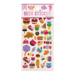 Наклейки выпуклые "Вкусняшки" 20*10см.