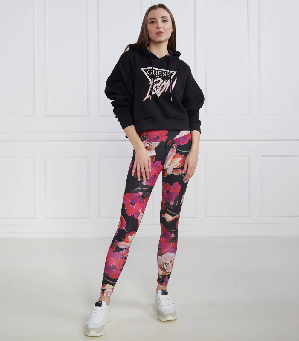 Худи icon GUESS - черный(W3RQ03 KB683)