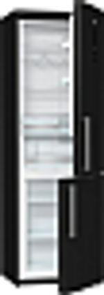 Отдельностоящий двухкамерный холодильник Gorenje NRK 6192 MBK