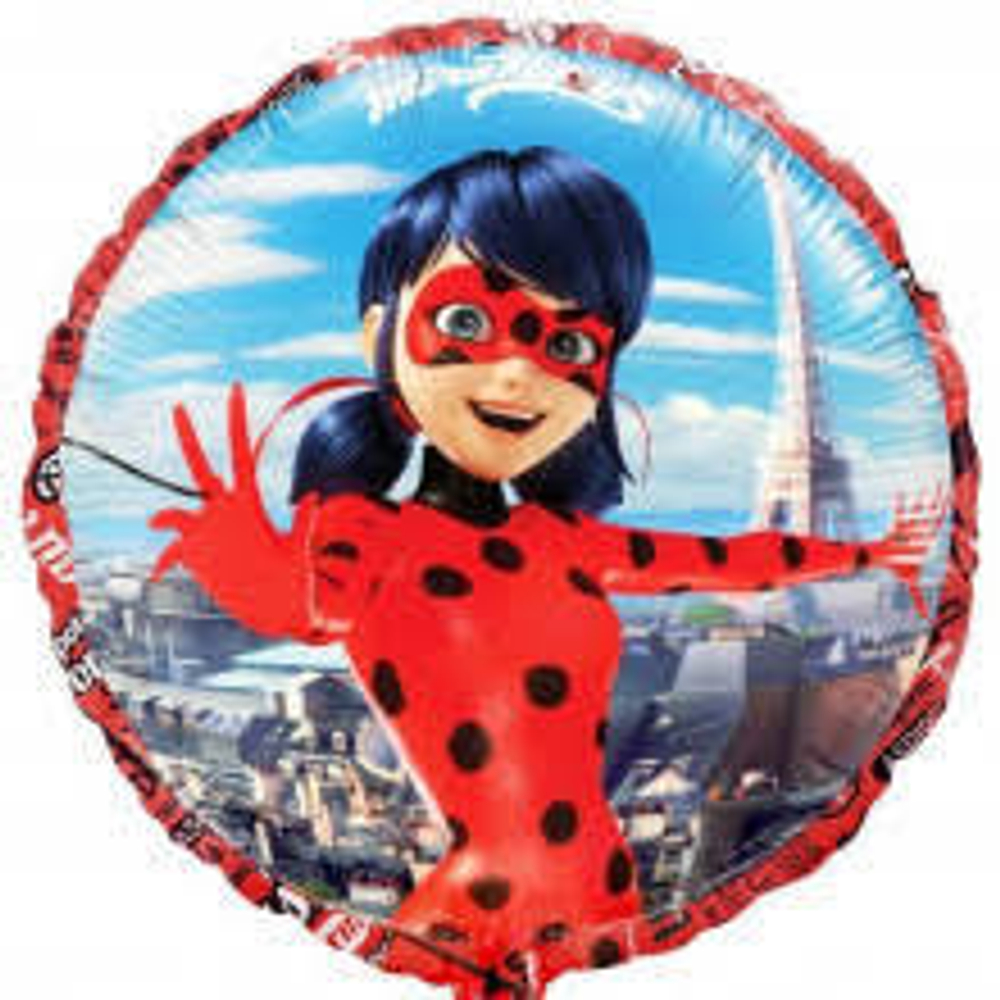 И 18 Круг Леди Баг / Rnd Ladybug / 1 шт /Ж27