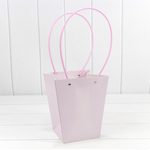 Пакет подарочный 20х17х12 Ваза для цветов (Сиреневый)