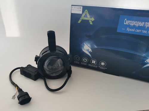 J58-1 bi-led Белый / Птф линзы, 2 режима ближний/дальний ( Chevrolet)