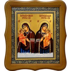 Быстрослышащая и Быстроотвечающая икона Божьей Матери на холсте.