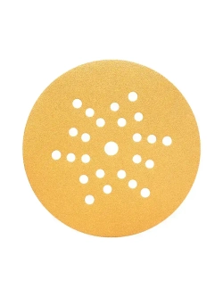 225мм P80 10шт. Шлифовальный абразивный круг для шлифовки под липучку Minamo Golden Warrior