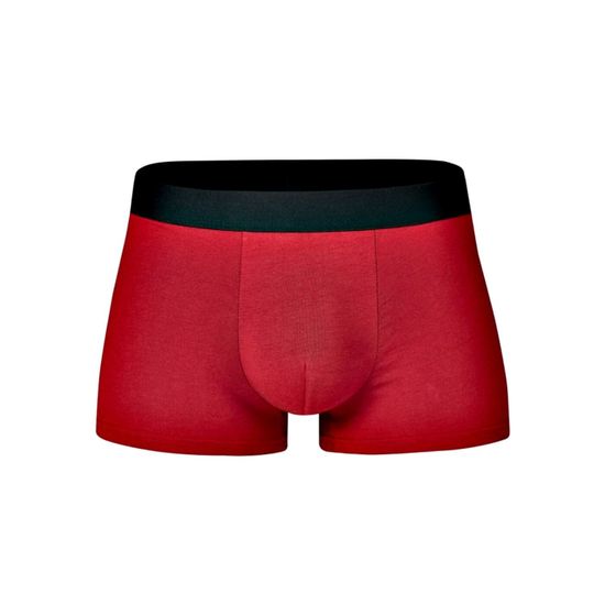 Мужские трусы боксеры бордовые ROMEO ROSSI RR6083-18
