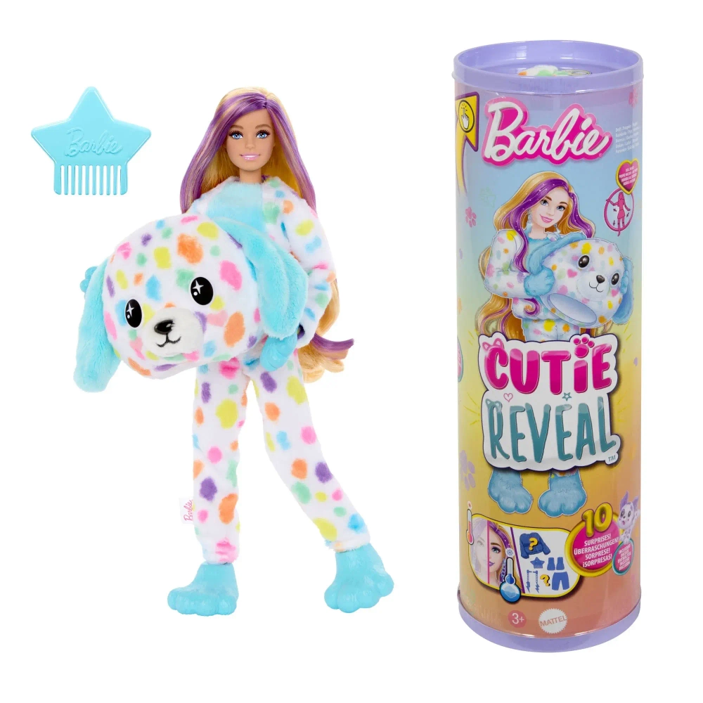 Кукла Barbie Cutie Reveal Color Dream Радужный Далматинец