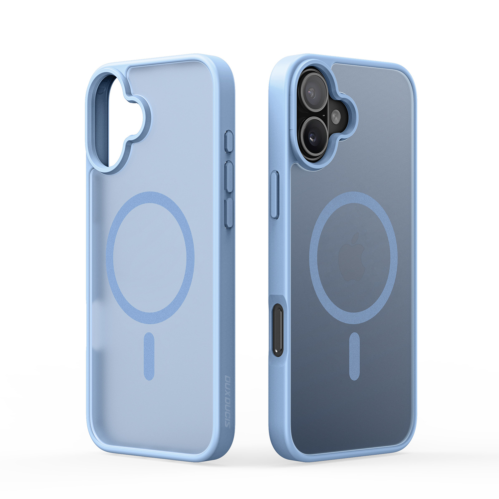 Матовый защитный чехол светло-синего цвета с MagSafe для iPhone 17, серия Yind Series от Dux Ducis