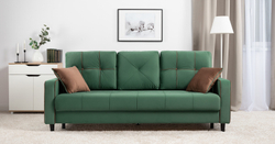 Диван кровать Черри, Зеленый