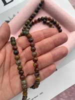 Нить бусин из яшмы 6,5мм, матовые