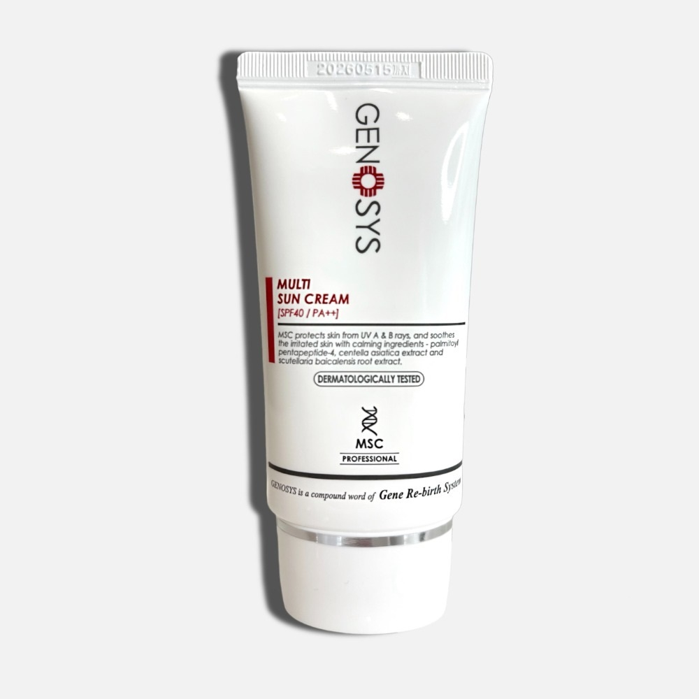 GENOSYS multi sun cream SPF 40+ PA++ CОЛНЦЕЗАЩИТНЫЙ МУЛЬТИФУНКЦИОНАЛЬНЫЙ КРЕМ