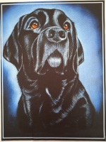 Панель (Армани-шелк дублир-й). Собаки №4