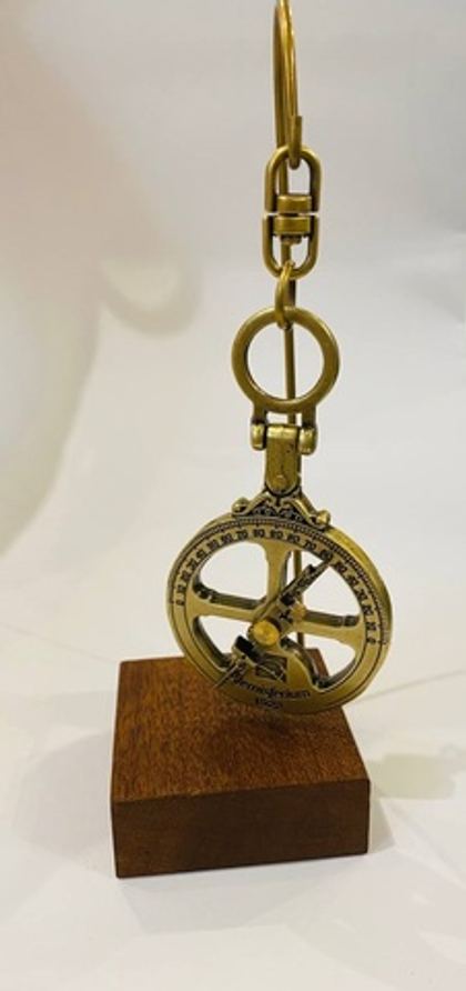 Фигурка декоративная интерьерная Миниатюрная морская астролябия Miniature Nautical Hemisferium 13 Бронза