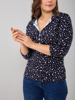 Блузка БЛ-015/синийгорох