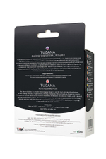 Черная анальная вибровтулка Tucana с ротацией и управлением через приложение - 12 см. (Цвет: черный)