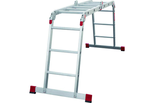 ЛЕСТНИЦА-ТРАНСФОРМЕР НОВАЯ ВЫСОТА 4Х3 АЛЮМИНИЕВАЯ ПРОФЕССИОНАЛЬНАЯ NV 3320
