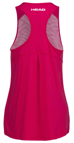 Футболка для девочки Head Agility Tank Top G - magenta/print vision