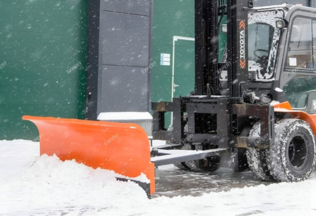 Отвал для снега на вилочный погрузчик