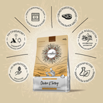 Сухой корм CRAFTIA NATURA для взрослых собак миниатюрных и мелких пород из курицы и индейки 640 г