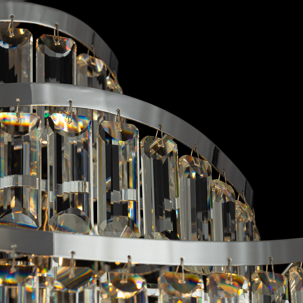 Citilux NAIAD CL315191 Люстра хрустальная подвесная Хром