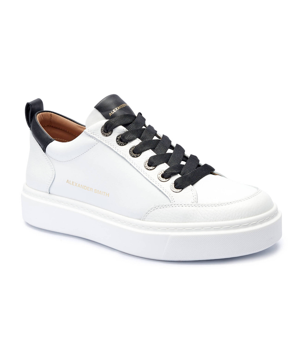 Кожаные кроссовки bond man Alexander Smith - белый(ASBABDM3301)