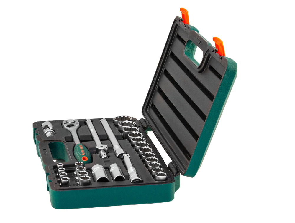 S68H4127S Набор головок торцевых 1/2"DR Super Tech, 27 предметов