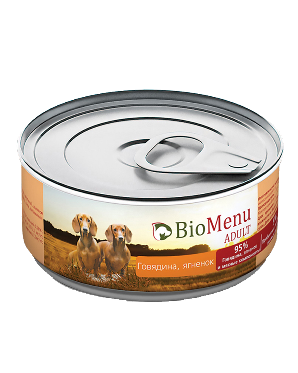 BioMenu Dog Консервы Говядина/Ягненок 100гр.